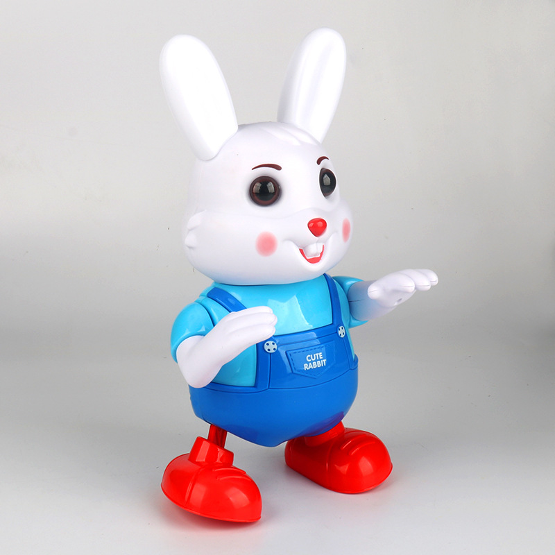 Douyin mismo eléctrico bailando conejito cantando bailando conejito robot juguetes educativos para niños