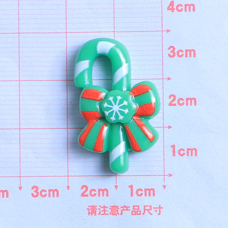 Santa Claus dibujos animados DIY crema pegamento resina accesorios epoxi teléfono caso tocado horquilla hebilla del zapato material de la joyería image 13