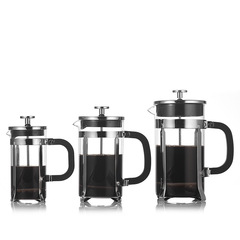 Cross-border new coffee pot high borosilicate glass French press household filter cold brew coffee pot with handle brewing pot
