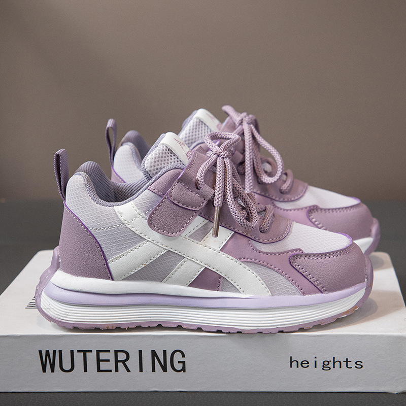 Zapatos deportivos para niños 2025 primavera y otoño nuevos zapatos de running de suela suave para niños zapatos casuales para niños grandes zapatos de skate