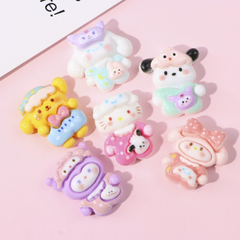 Cartoon cute cream accessories, phone case, hairgrip