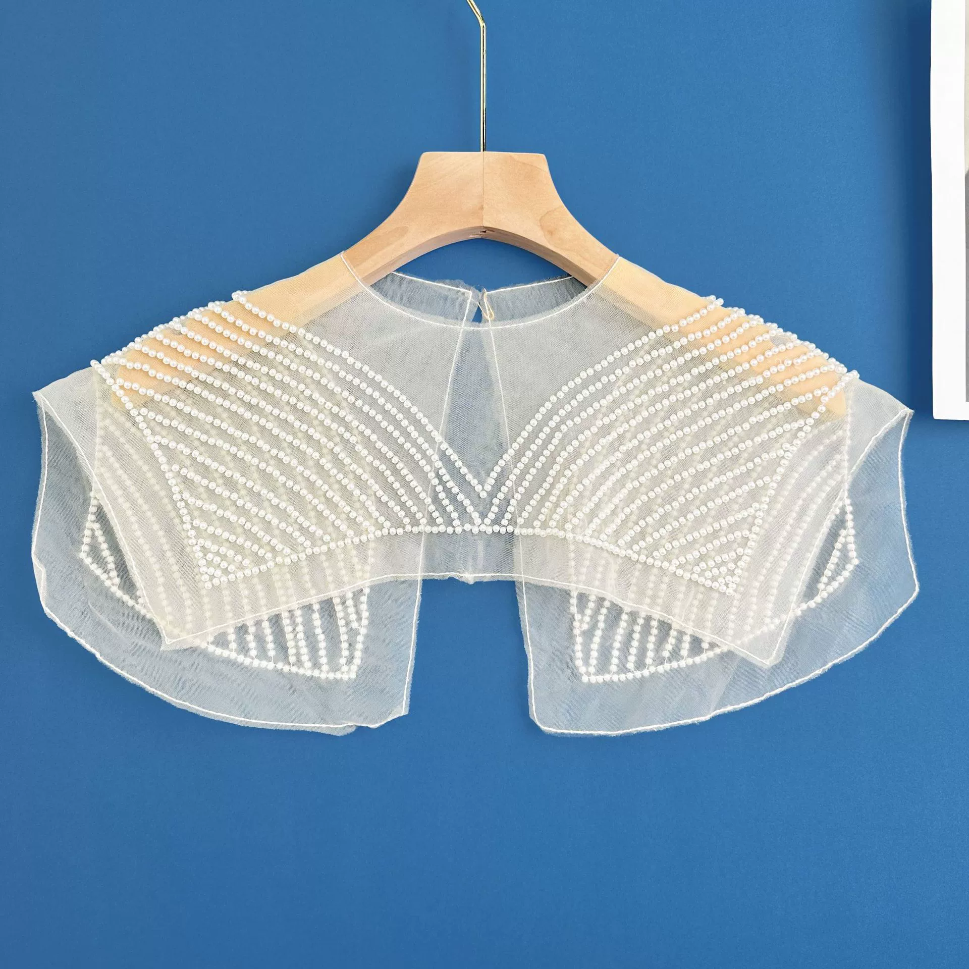 Популярный на экспорт bead shawl с поддельным воротником, украшение одежды и платья, передняя планка и вырез