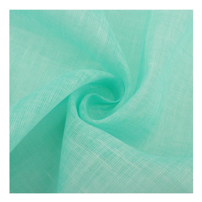Двухцветная сетчатая ткань Ramie Expert Selection, дышащая женская солнцезащитная одежда, классическая рубашка, жареная хлопчатобумажная и льняная ткань