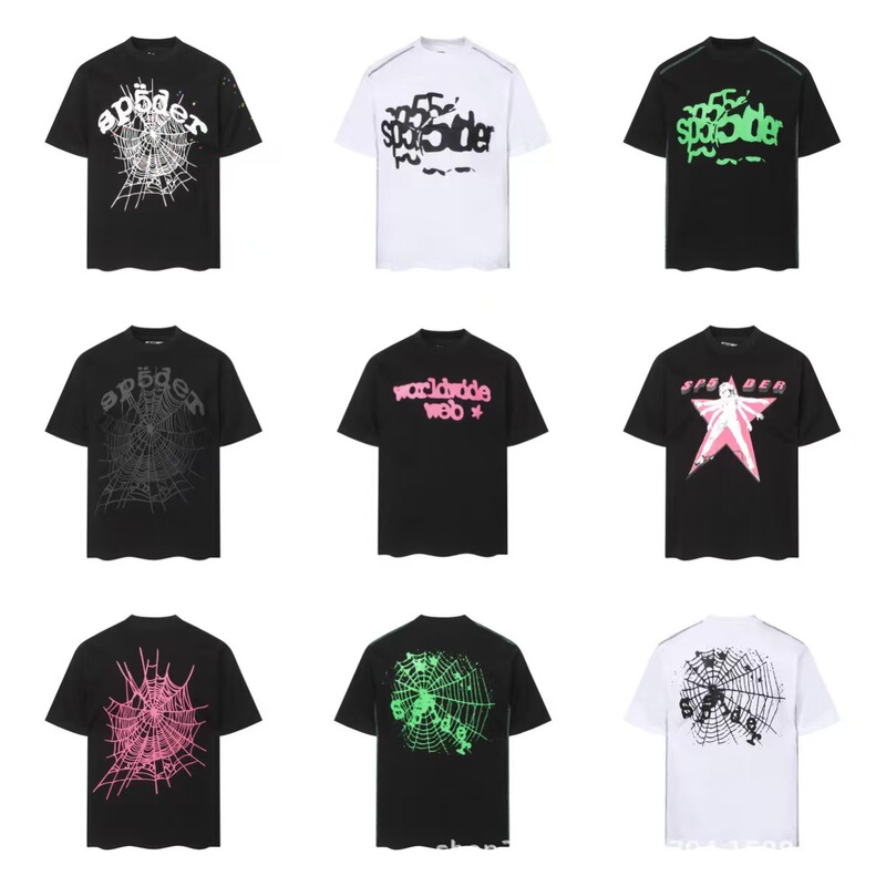 Cross-Border Trendy Brand Palm Angels Cotton Short-Sleeved T-Shirt with Logo Lettering Print on the Back of the Neckline