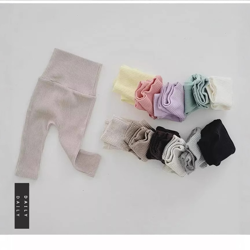 Pantalones de otoño infantil 2023 otoño nuevo estilo coreano ropa bebé color sólido Leggings