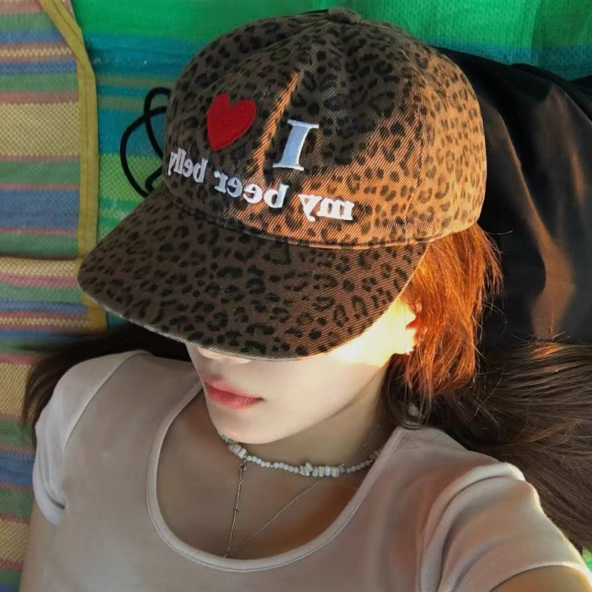 American Style New Hat Leopard Print Camouflage Soft Top Baseball For Men And Women Spring Summer Slimming Duckbill Cap_voghion.com