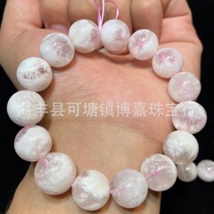 メーカー卸売り天然粉雪花幽霊ボール単輪diyアクセサリー起爆粉雪花幽霊手串
