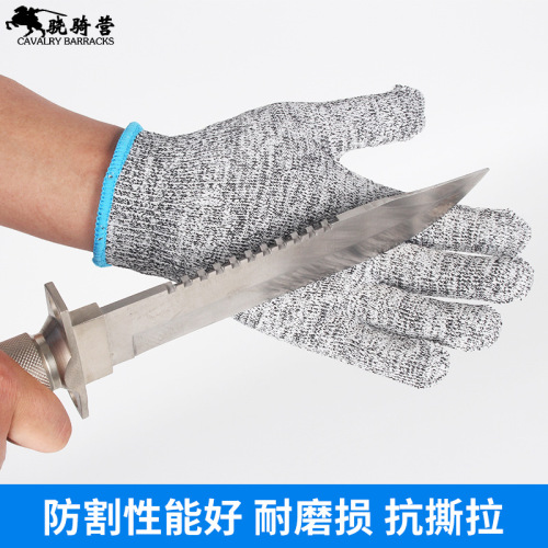 Wholesale HPPE Anti-cut Gloves Level 5 Anti-cut Gardening Garden Gloves Fishing Safety Protection Labor Protection Working Hands