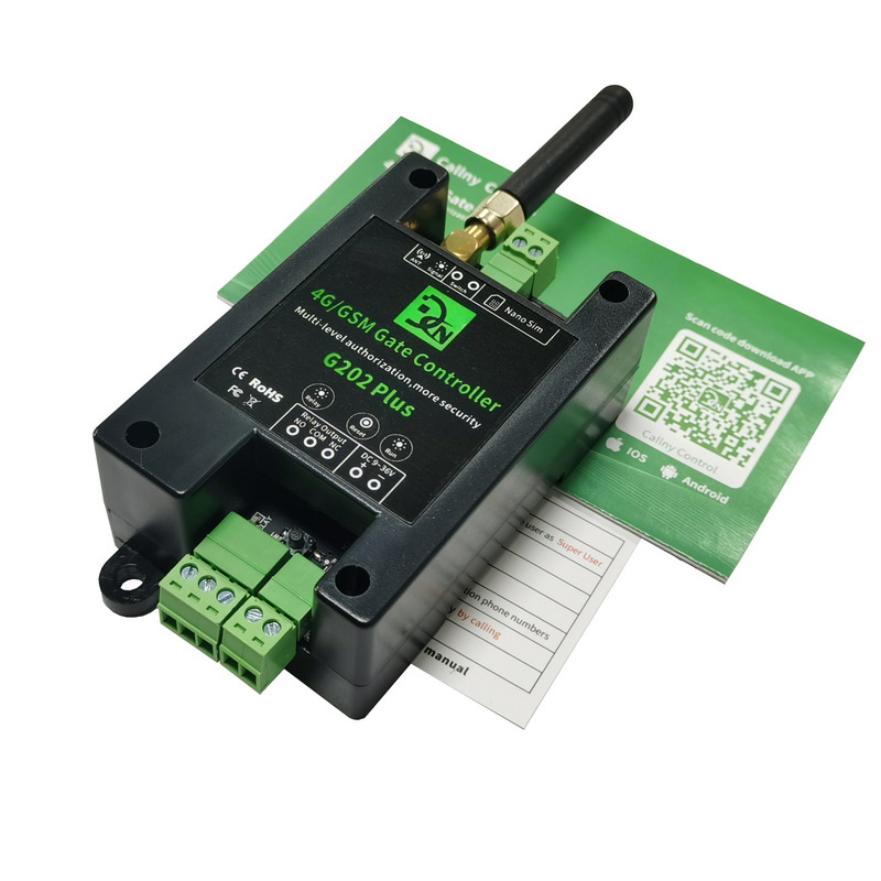 GSM リモートアクセス制御ゲートオープナーリレーコントローラ携帯電話リモートドアオープナースイッチ G202 アクセスコントローラ|undefined