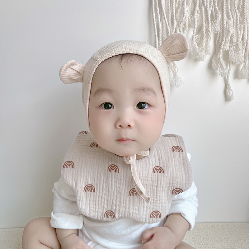 Daily Occasion Cute Animal Printing 100% Cotton Baby Accessories