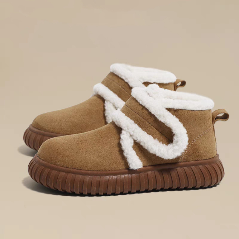 Stivali da neve autunnali e invernali nuovi, casual, semplici, comodi e con suola a blocco_voghion.com