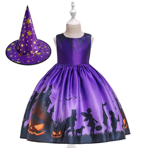 New Halloween Witch Hat Color Gauze Witch Hat Stage Performance Costume Masquerade Props Wholesale Match with Dress