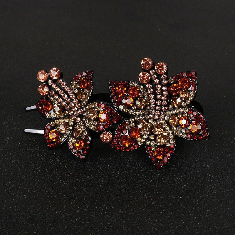 Corea del Sur clip de agarre grande Red roja horquilla hembra Cabeza trasera clip de pico de pato de alta gama gran nuevo clip de horquilla de pelo fijo