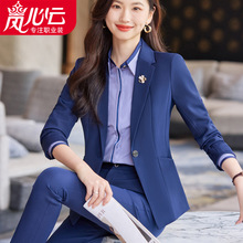 2025新款秋冬长袖西装套裤职业装女套装气质修身显瘦西服职场正装
