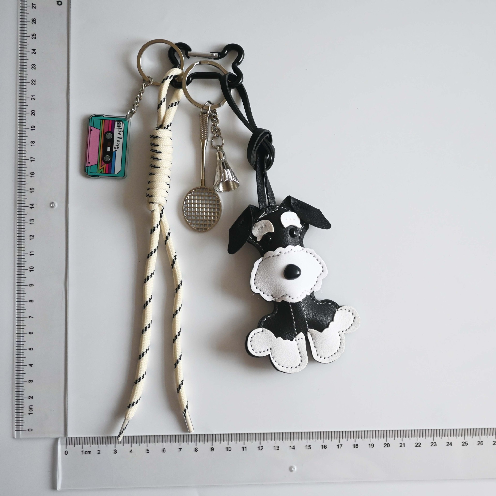 Pu Leather Material 1 Piece Vacation Classic Style Dog Pu Leather Plating Bag Pendant