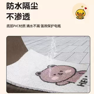 Waterproof and Non-Slip Wire Loop — Electric vehicle foot mat