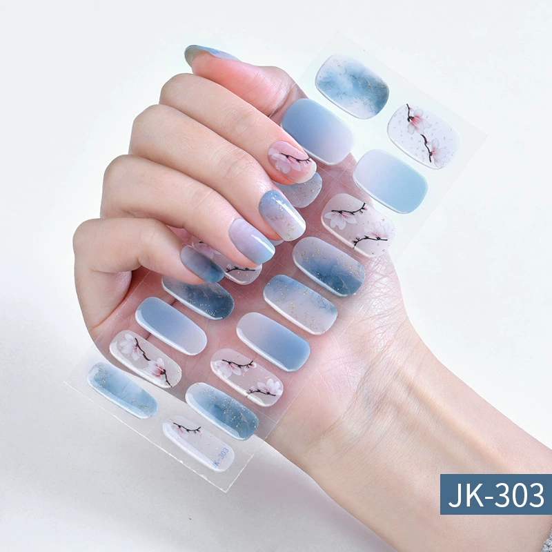 Набор для ногтей XT Gel с наклейками, искусственные ногти и лак для ногтей