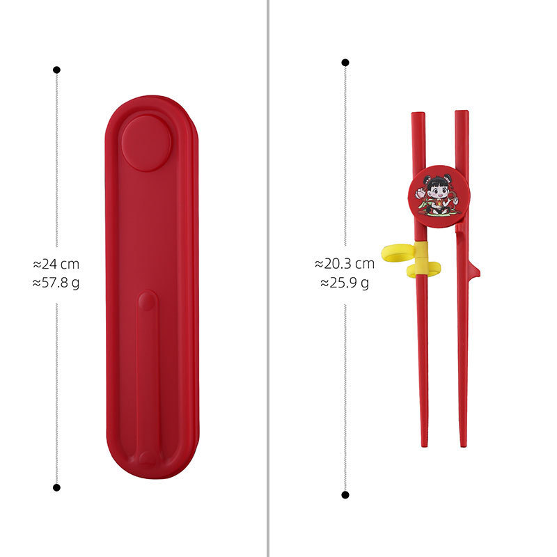 漫画学習箸セットボックス学生カトラリーボックス収納空箱ポータブルテイクアウト旅行箸セット食器|undefined