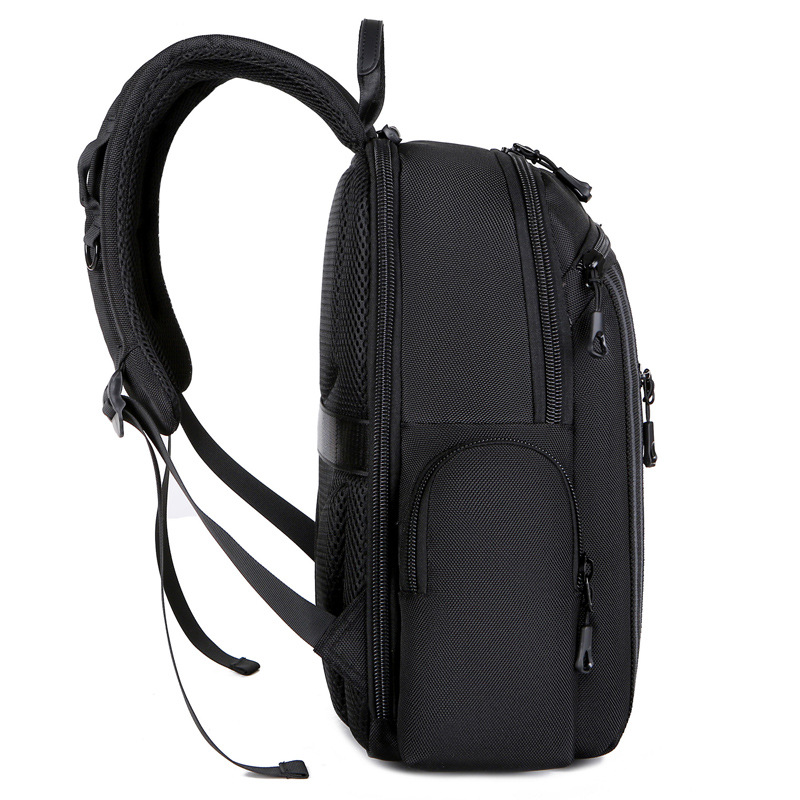 2022新款商务电脑包男 大容量双肩包时尚简约多功能背包可印logo