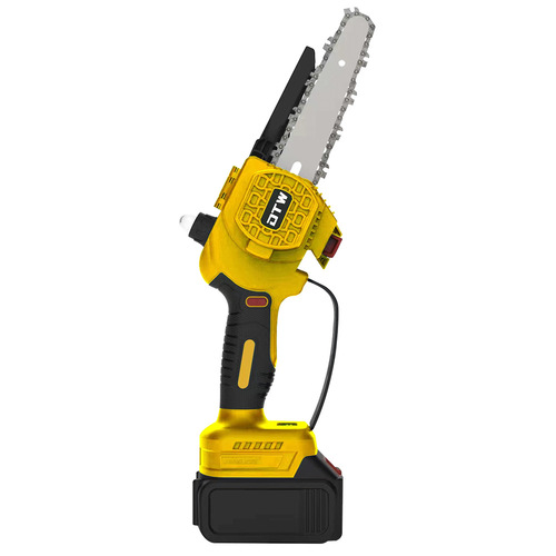 Dewei 6-inch electric saw household small hand-held firewood rechargeable lithium-ion logging saw hand saw electric chain saw outdoor