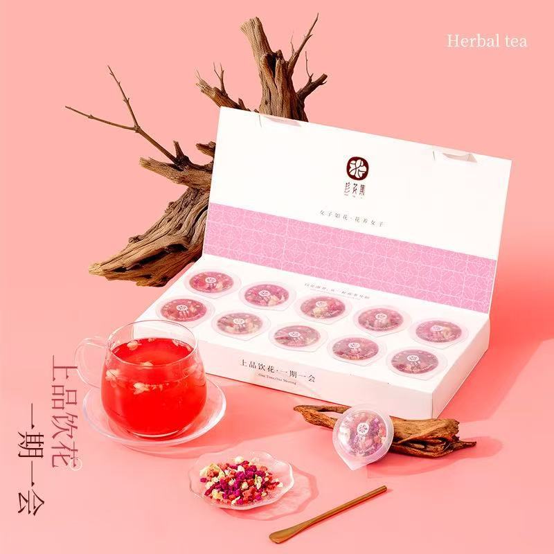 Zhenhuaji Rose Lychee Black Tea Jar 50g Sugar Free Floral Blend for Home Brewing key features