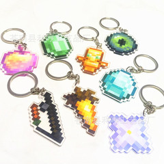 かわいいアニメのアクリルのキーホルダーのゲームの周辺の私の世界の不滅のトーテムの2次元のかばんのペンダントの大きいです。