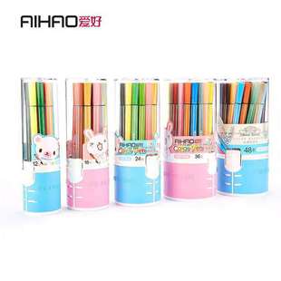 Hobby children's watercolor pen barrel safe washable color pen kindergarten Primary School students 1661-48