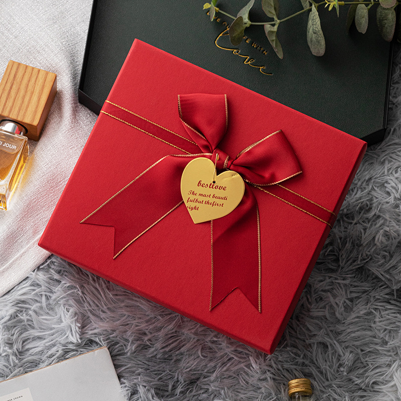 붉은 나비 선물 상자, 1번 선물 상자 13*13*5.5cm