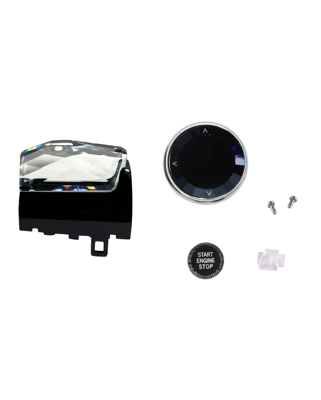 Car modification parts Crystal shift paddle suitable for BMW 2023 new 3 Series i3 series i4 series iX3 series iX4 (Other Car Modifications) - black-base-set-of-four-left-rudder