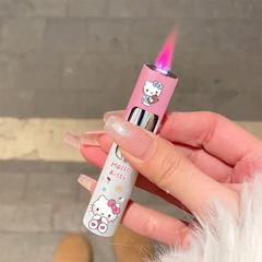 Kuromi Pacha Dog Lighter Sanrio Gradient Color Cylindrical Cartoon Boyfriend Gift Ladies Cute Lighter