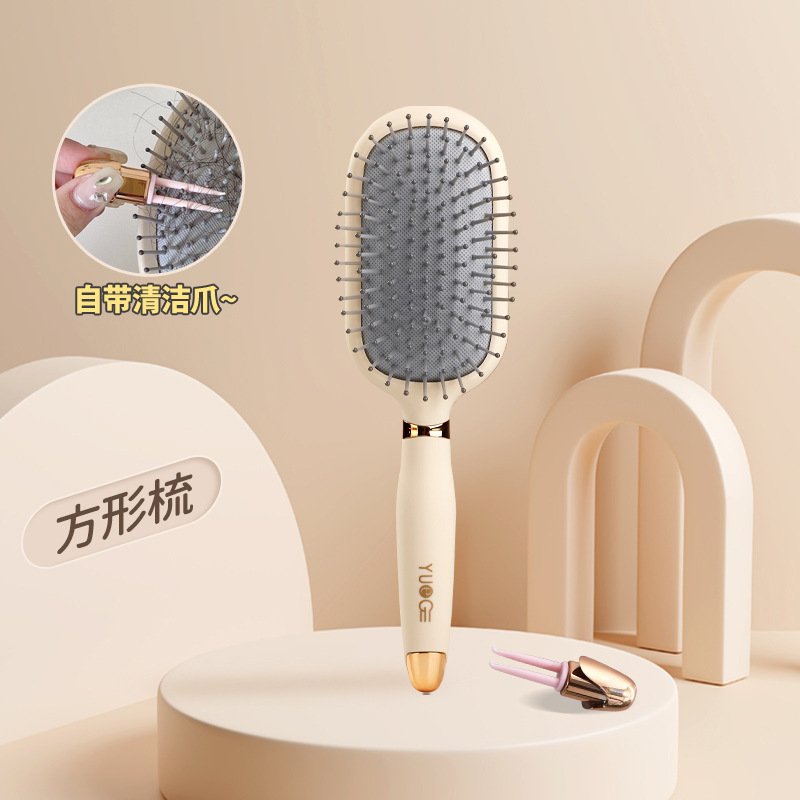 Pein de masaje de bolsa de aire para niños, pein de cabello flojo para mujeres, pein de cabello largo, pein de cabello recto casero, pein de meridiano para el cuero cabelludo