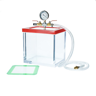 Fully Transparent Acrylic Glass Box Vacuum Box Drying Box Vacuum Tank Glue Resin Exhaust Box Degassing Bucket