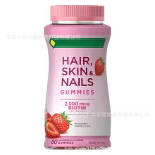 跨境热销 维他命软糖头发软糖Hair Gummies生物素软糖 可O EM