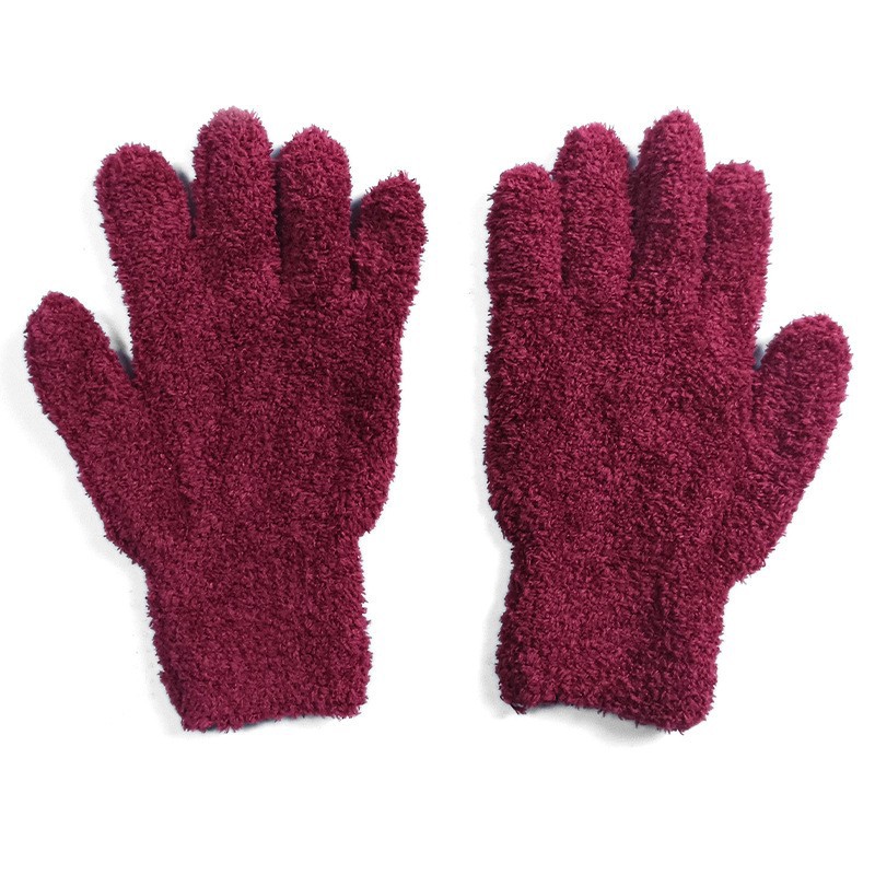 Guantes de microfibra para quitar el polvo de Amazon, guantes de lana coral, guantes para limpieza de coches, guantes de media lana para mayor comodidad.