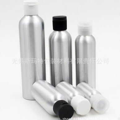 促销30ml-250ml黑白透翻盖铝瓶 铝瓶乳液瓶 洗手液铝瓶 洗