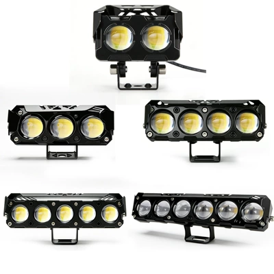 Motorcycle headlights, headlights, Spotlight, Yellow and White Dual-Color