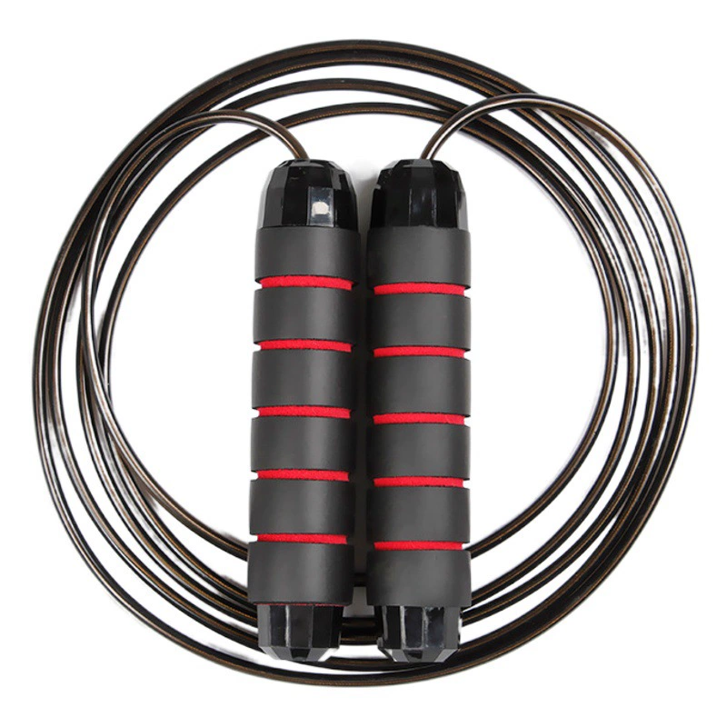 Регулируемая утяжеленная скакалка со спортивными подшипниками и стальной проволокой, специально предназначенная для скоростных соревнований учащихся средних школ, тренировочное оборудование унисекс для фитнеса и спорта.