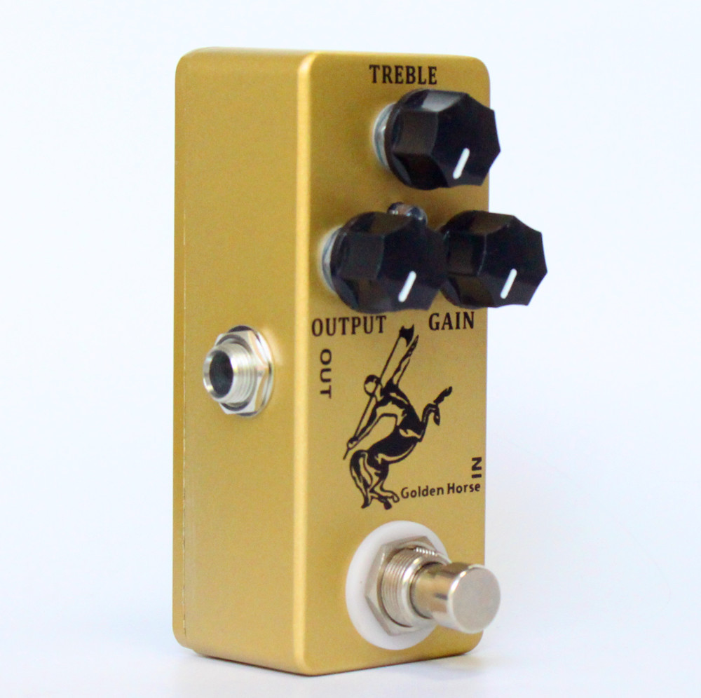 Mosky efecto de guitarra efecto sobrecarga CABALLO DE PLATA/CABALLO DE ORO fábrica al por mayor