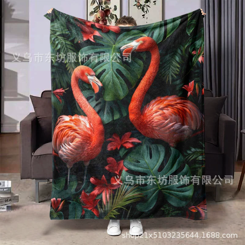 Современный минималистский фламинго креативная личность, удобное одеяло подходит для подарков