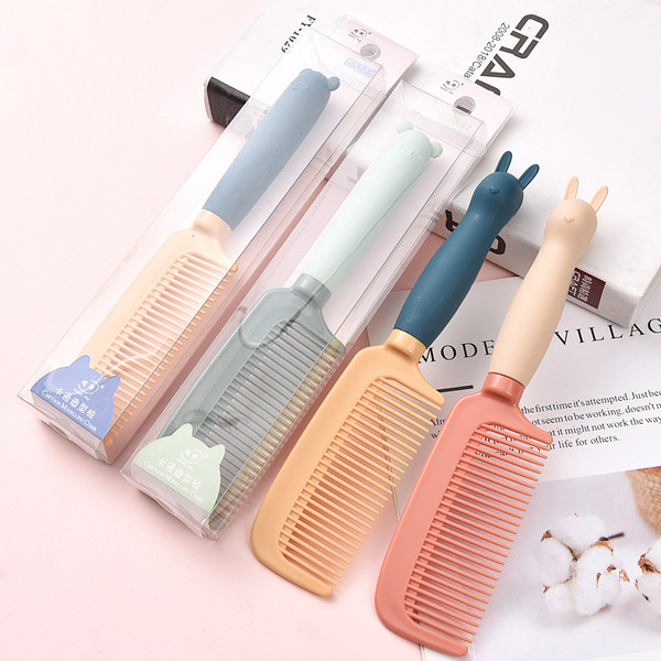 Comb with hair wholesale straight hair Simple comb