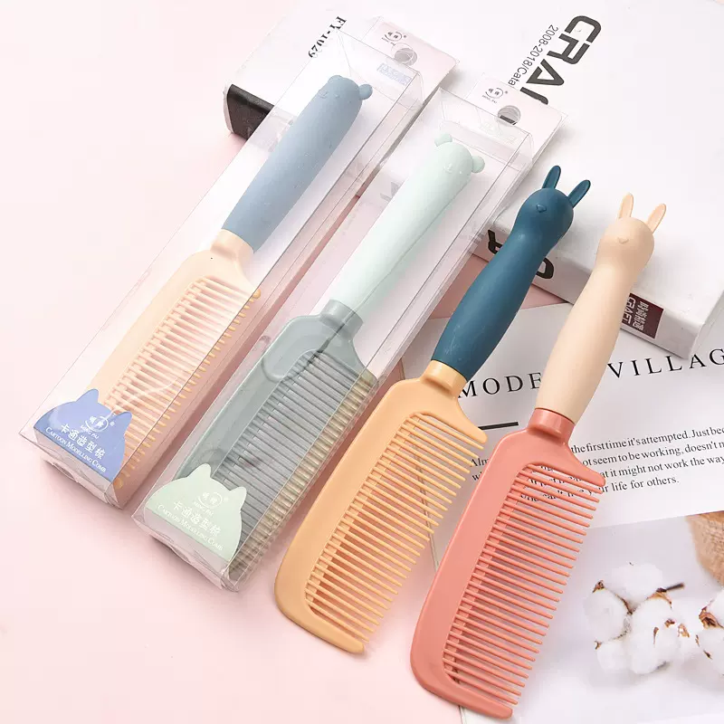 梳头发的梳子批发 直发简约梳子女士造型梳密齿美发梳家用长发用