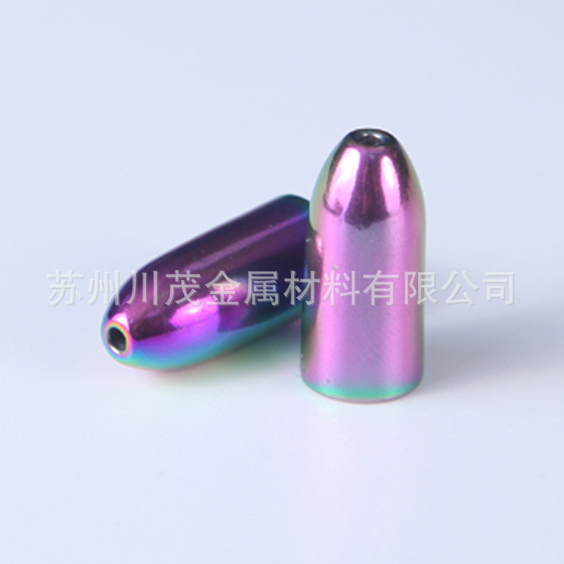 路亚钓钨鱼坠 钨钢直子弹坠 1.8-28g 体积小切水块路亚钓渔具配件