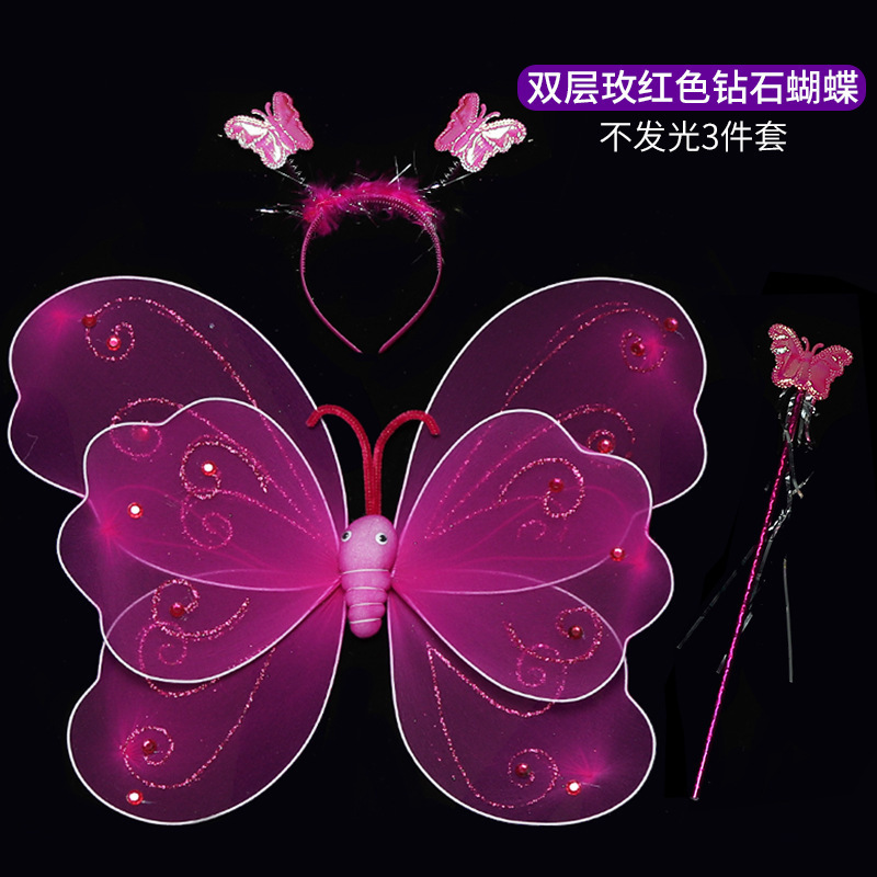 Día de los Niños del 1 de junio regalos de chicas ángeles mariposa alas maravillosas hadas princesa vestido vestido vestido