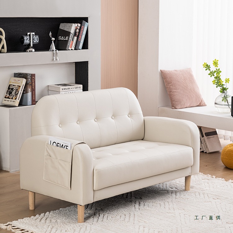 Simple Mini Narrow Version Rest Area Small Sofa Rental Room Balcony Double Bedroom Bed End Shop Small Apartment Sofa