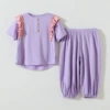 Purple powder (Modal two-piece set) women's model is large and recommended to take a small size