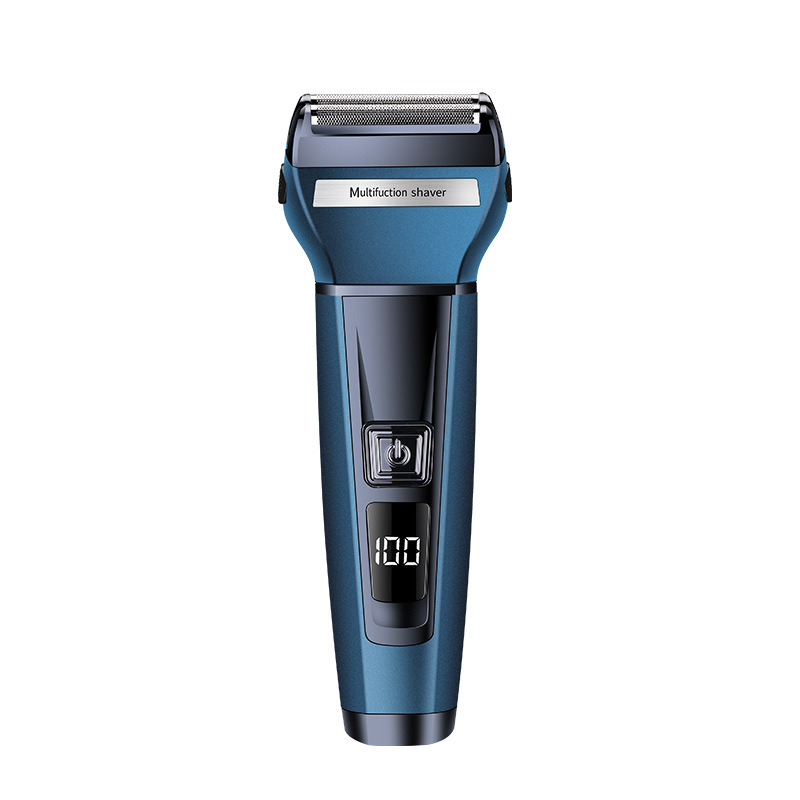Electric Shaver For Men Digital Display Reciprocating 3 In 1 Shaving Clipper Nose Hair Trimmer Home Appliances Personal Care_voghion.com