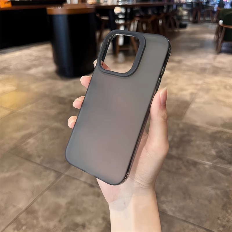 Apple 15 Phone Case Iphone17Pro Suitable for 12Max Silicone Protective Case 11 Matte 14Plus Semi-Transparent Xr