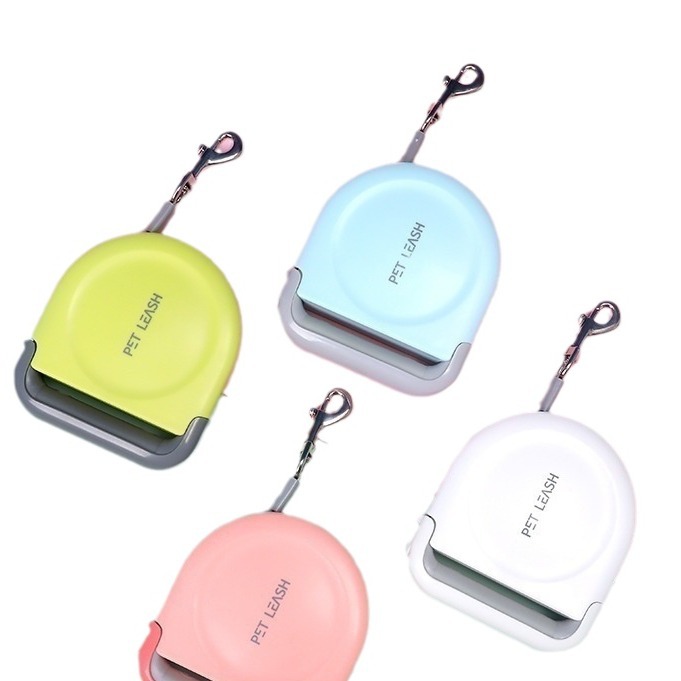 Tractor de mascotas personalizado, cuerda de tracción para perros al aire libre retráctil automática, cuerda de perro antiliberación ajustable para perros pequeños y medianos