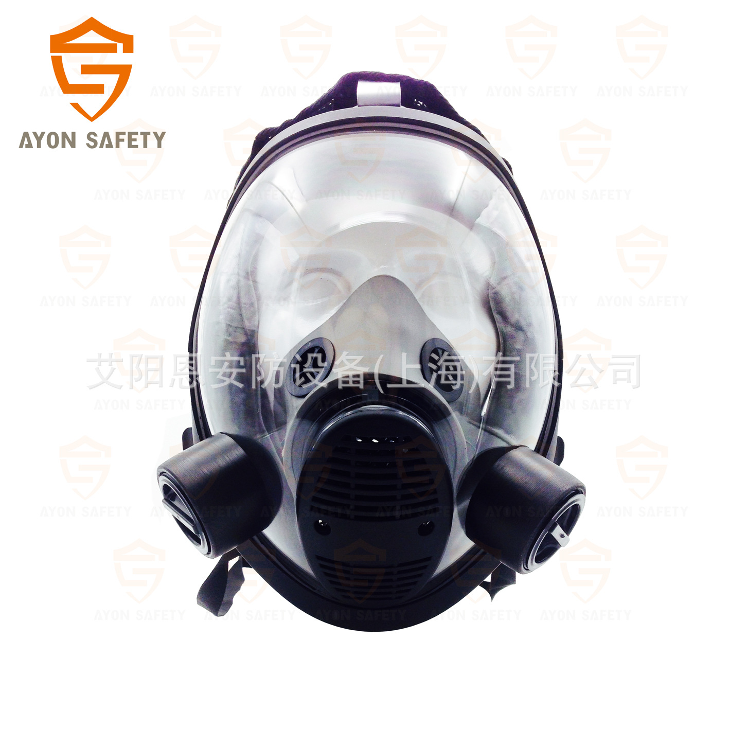 防毒面具防粉尘防甲醛全面罩 球形大视野消防防毒全面具AS6802R