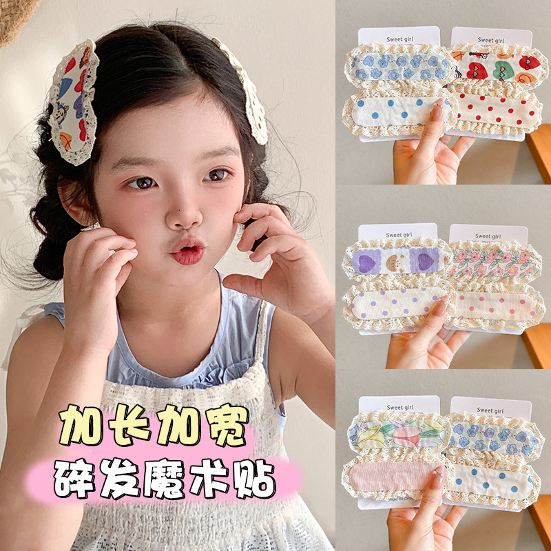 Mori dulce pequeña flor picada pestaña lateral picada acabado de cabello artefacto encantador joven detrás de la cabeza velcro tocado